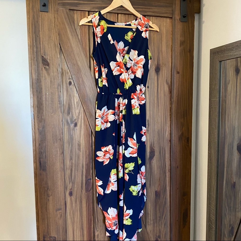 Dream of Me Navy Floral Jumpsuit